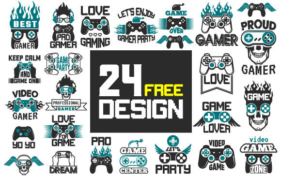 24 Designs Gaming Graphics Freebies Review