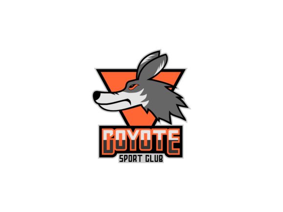 Coyote Sport Badge Logo Graphics for Logos