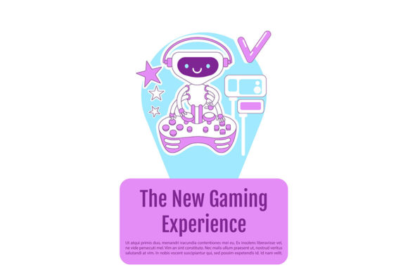Gamer Bot Poster: Graphics & Graphic Templates