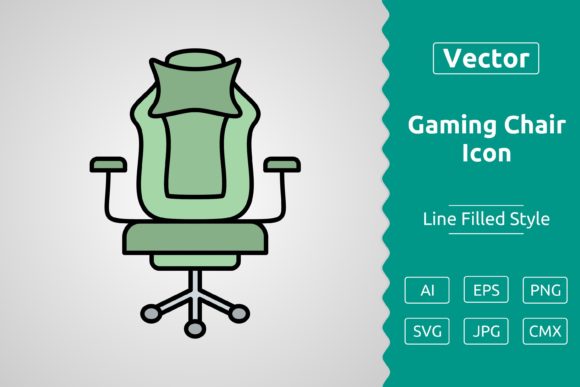 Gaming Chair Icon Graphics for Icons & Crafts