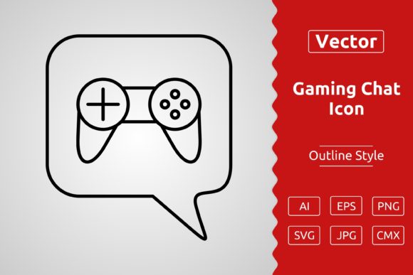 Gaming Chat Icons for Modern Graphics