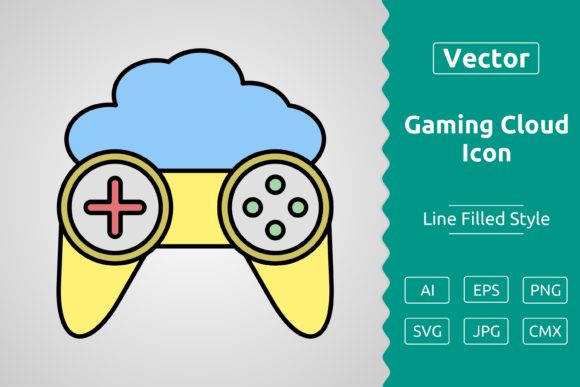 Gaming Cloud Icon: Graphics & Icons