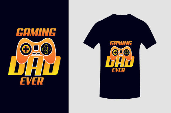 Gaming Dad Ever: Graphics for Print Templates