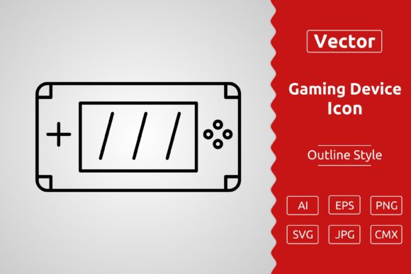 Gaming Device Icon for Graphics & Icons