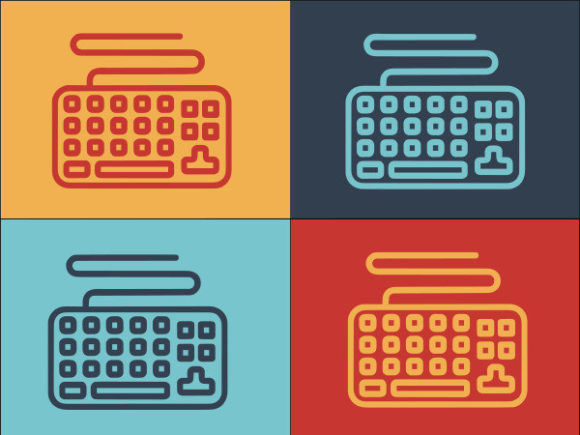 Gaming Keyboard Graphics for Logos