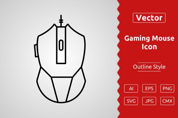Gaming Mouse Icons for Modern Graphics