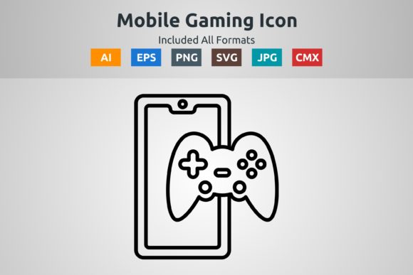 Mobile Gaming Icons: Graphics for Web