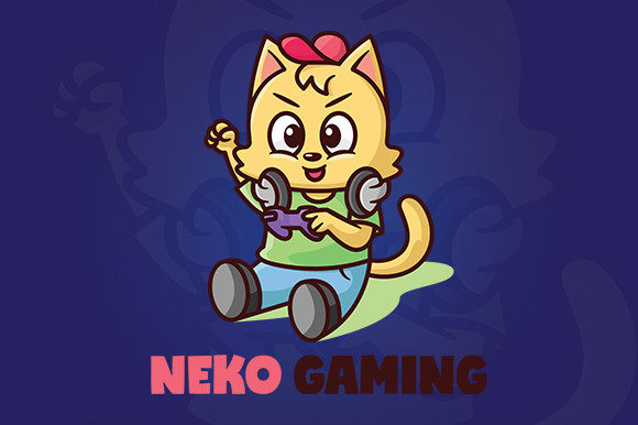 Neko Gaming Mascot Logo: Graphics for Logos