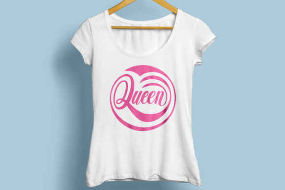 Queen Lettering Logo SVG: Graphics & Illustrations