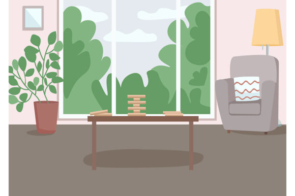 Review: Spacious Living Room for Leisure Flat Design